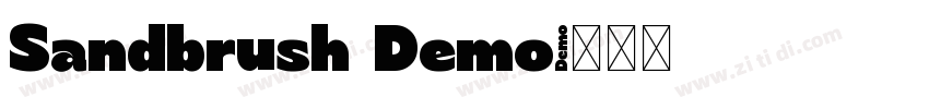 Sandbrush Demo字体转换